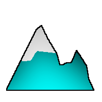 Green icon for hills between 700m & 800m high