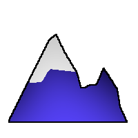 Indigo icon for hills between 600m & 700m high